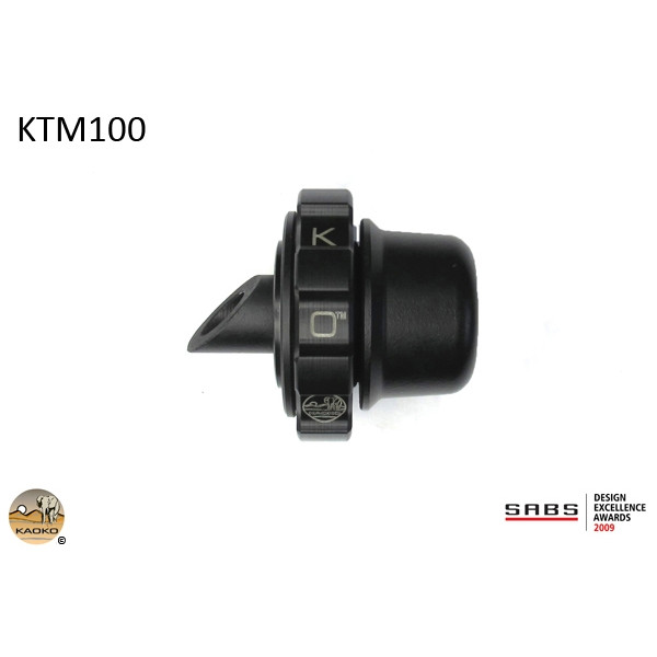 Kaoko Kaoko Throttle Stabilizer  - Suitable for non-handguard models with bar end weight